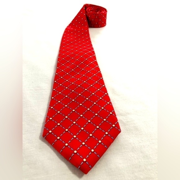 NWT Brooks Brothers Golf Country Club Mens Red Power Tie. Novelty Theme.Silk USA - Picture 3 of 6